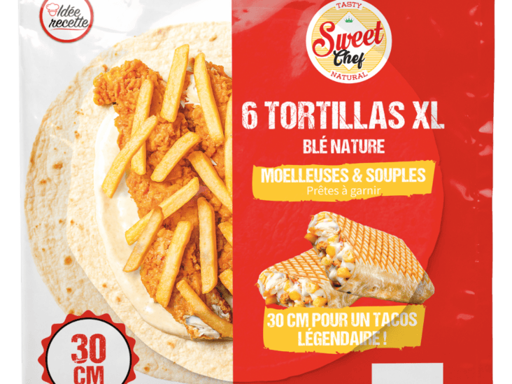 Tortillas XL - 30 cm